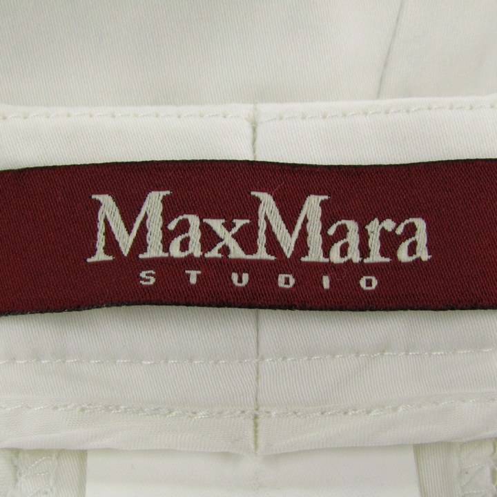 マックスマーラ ロングパンツ 大きいサイズ ストレッチ ブランド  