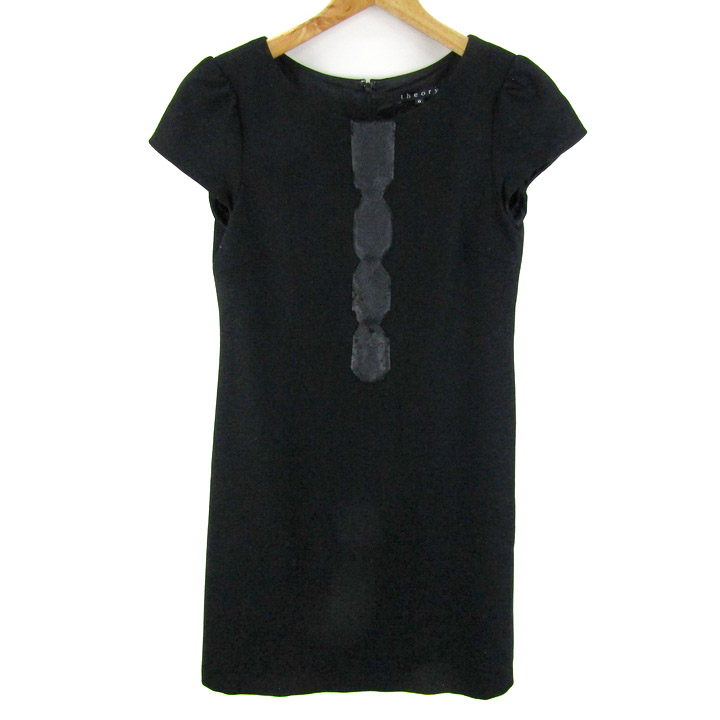 セオリー ワンピース トップス 長袖 シルク ウール 日本製 レディース  