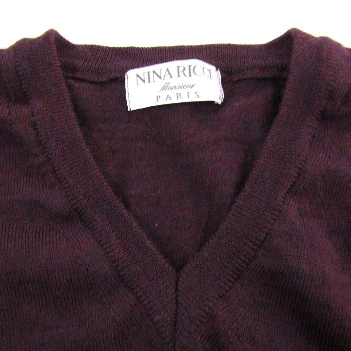 NINA RICCI　セーター NINA RICCI ニナリッチ ロゴ セーター