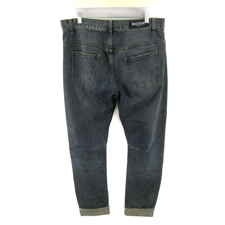 BALMAIN ダメージ加工デニムパンツ