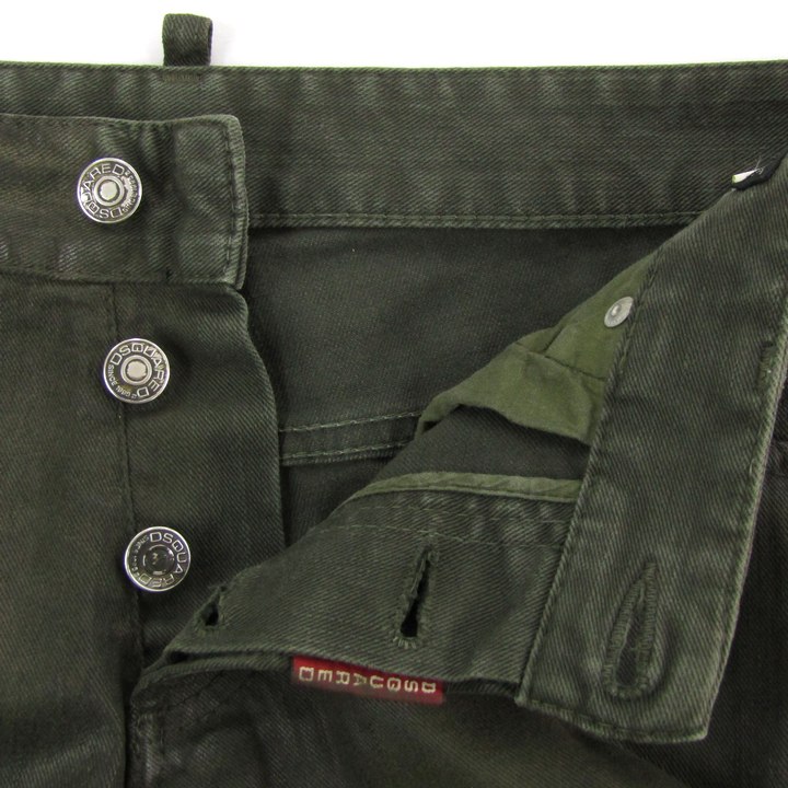 DSQUARED2 カーゴパンツ（カーキ）48サイズ DSQUARED2】SEXY CARGO PANTS カーゴパンツ カーキ SS24 (D