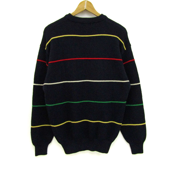 ダックス ニット セーター 長袖 ウール100% ブランド トップス 日本製  