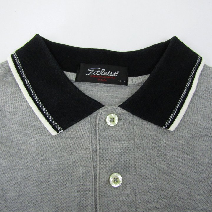 タイトリスト ポロシャツ 半袖 大きいサイズ コットン100