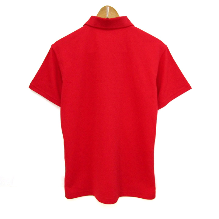ミズノ ポロシャツ 半袖 スポーツウエア トップス 赤 メンズ Mサイズ