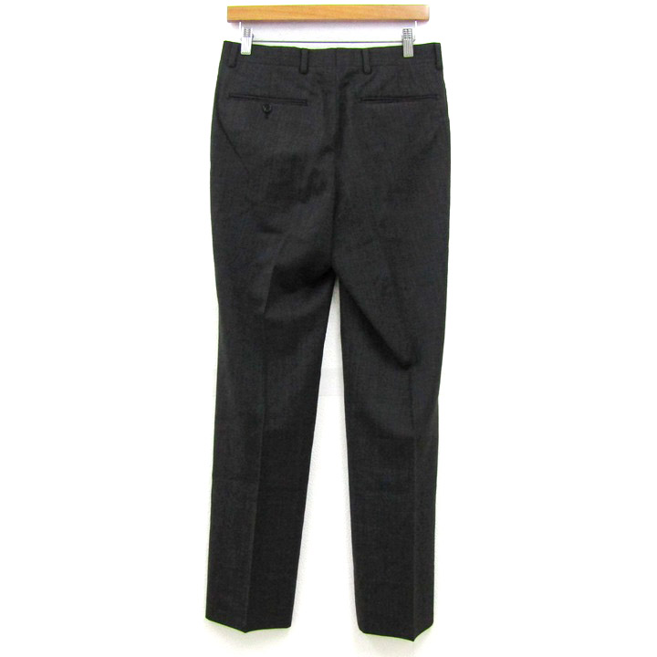 新品 ダーバン DURBAN サマーウールビジネススラックス79濃紺30800円