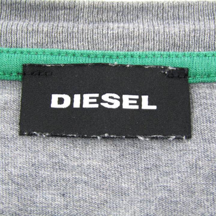 ディーゼル 長袖Ｔシャツ トップス グラフィックT コットンT レディース 12サイズ グレー DIESEL DIESEL - ディーゼル 長袖Tシャツ トップス グラフィックT