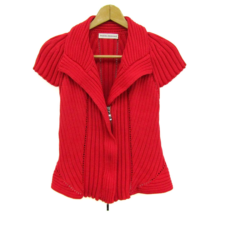 新品未使用 40 ヒロココシノ ニット袖無しカーディガン 【公式通販】