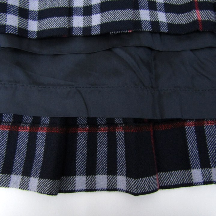 BURBERRYチェックウールプリーツスカート ヴィンテージ バーバリーズ
