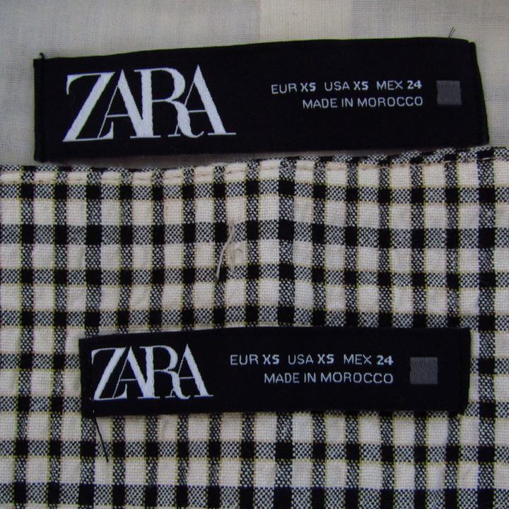 ザラ スーツ セットアップ ストレッチ 上下セット 黒 レディース