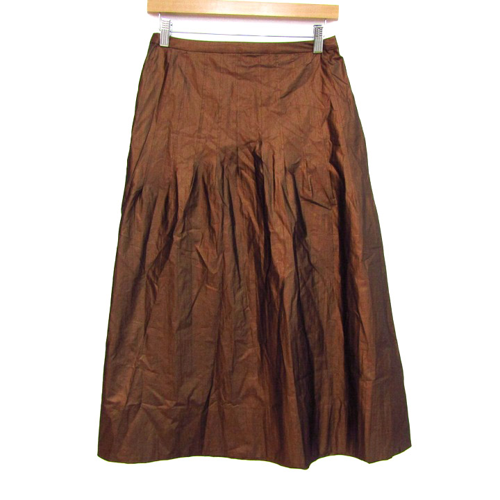 ヒロココシノ フレアスカート ボトムス レディース 9サイズ ブラウン  