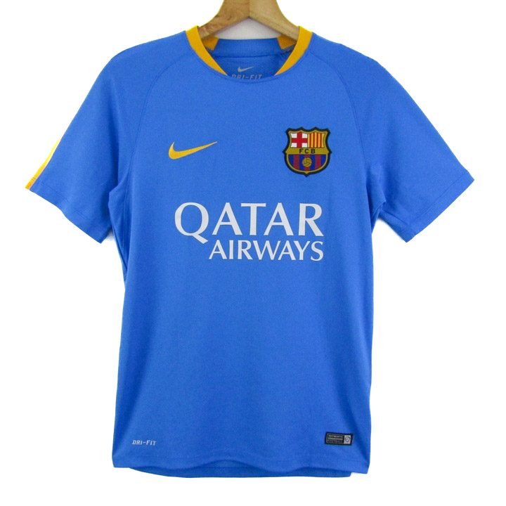 人気　NIKE　ナイキ　バルセロナ　ユニフォーム　サッカー　ドライフィット　L ナイキ 半袖Tシャツ トップス サッカー ユニフォーム FC