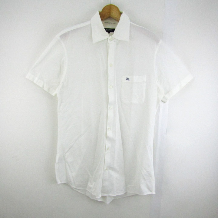 BURBERRY 半袖シャツ L ホワイト Burberry 半袖シャツ Lサイズ ホワイト