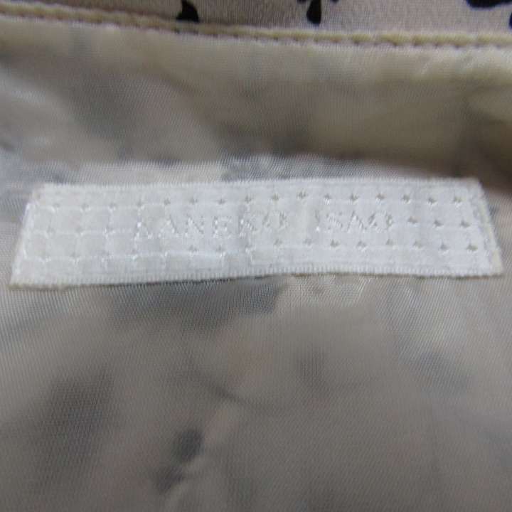 カネコイサオ ロングワンピース トップス 半袖 花柄 ベルト付き  