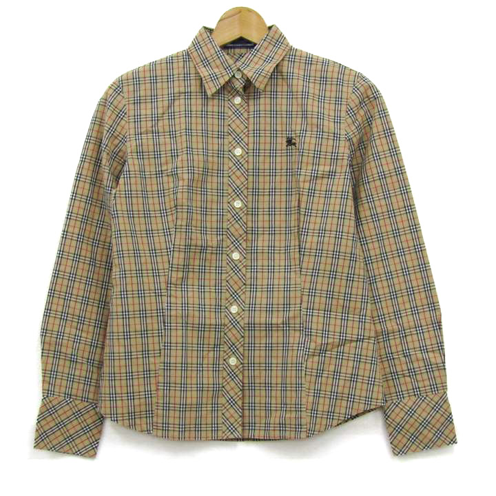 BURBERRY LONDONノバチェック 長袖シャツ ベージュ（長袖シャツ