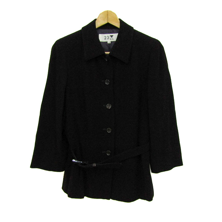 レディース44レオナール 総柄裏地 中綿 コート 黒 レディース44レオナール 総柄裏地 中綿 コート 黒 【公式通販】