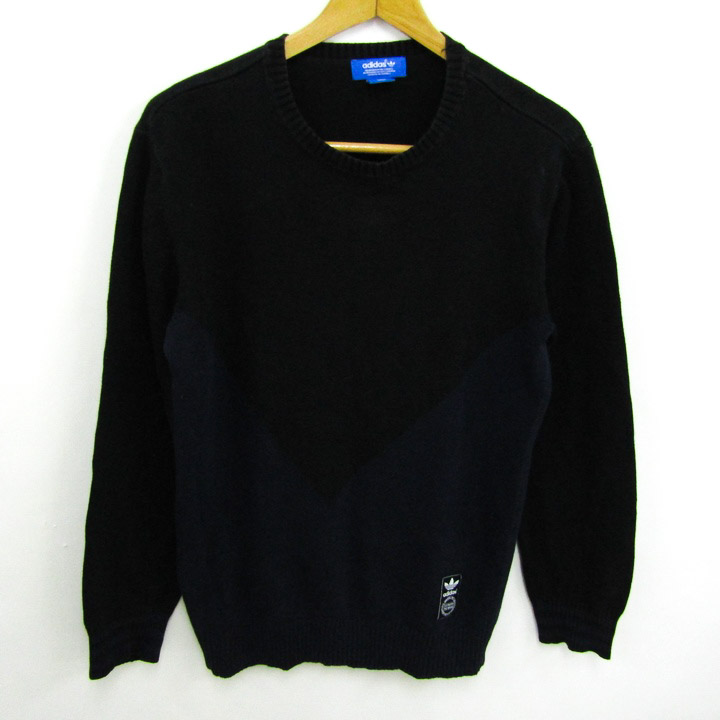 アディダス ADICROSS ジャカード長袖クルネックセーター メリノ