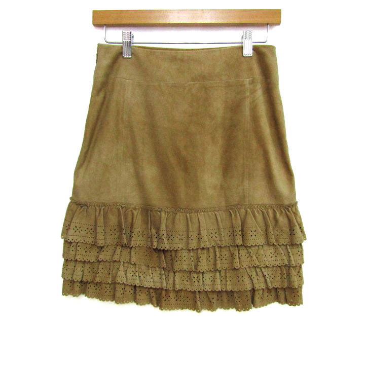 DUAL VIEW フリル袖 ベージュコート サイズ40 DUAL VIEW フリル袖 ベージュコート サイズ40