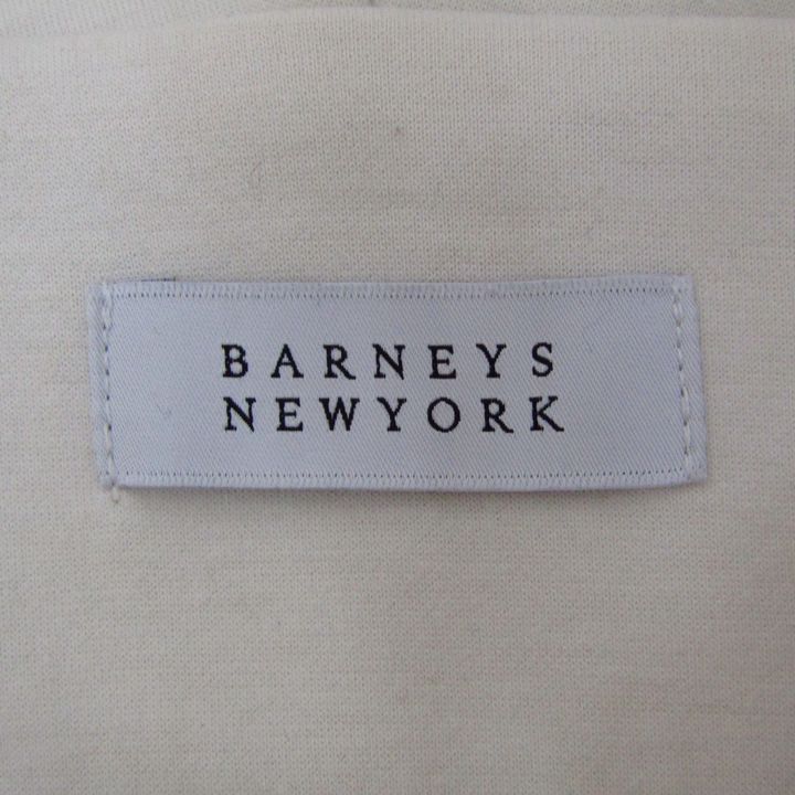 バーニーズニューヨーク パーカー トップス ジップアップ スウェット フリル 日本製 レディース 38サイズ 白 BARNEYS NEWYORK バーニーズニューヨーク パーカー トップス ジップアップ