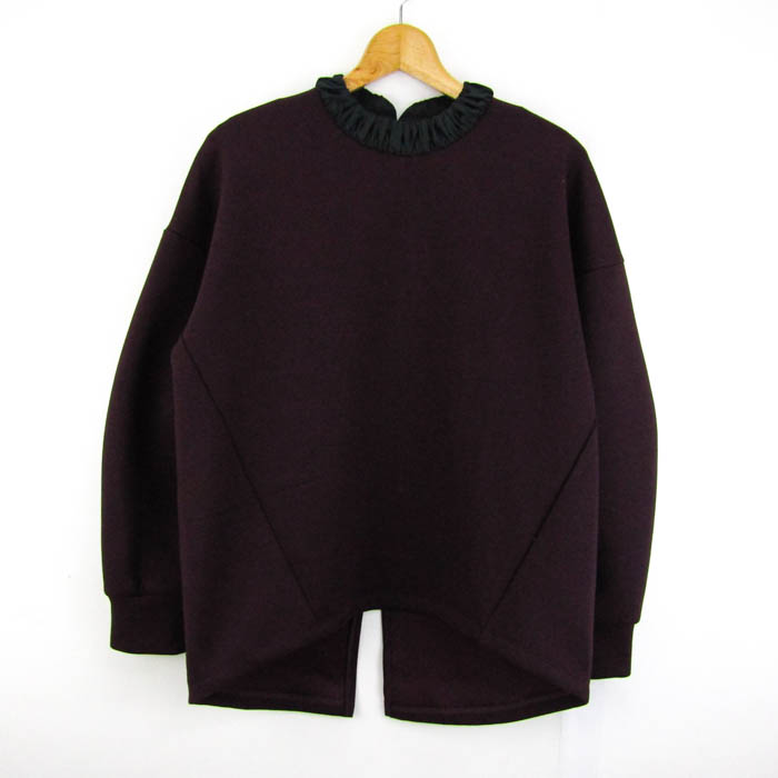 ランバンオンブルー ギャザーネックダンボールカットソー トップス