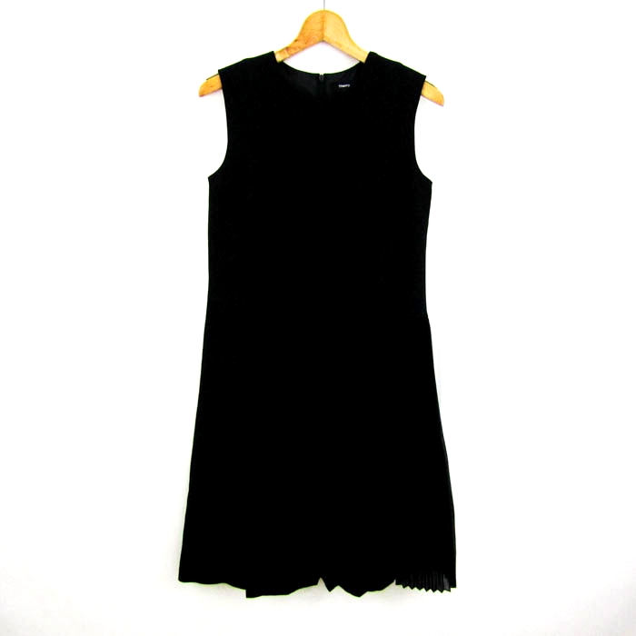 セオリーリュクス レース　ノースリーブドレス　ワンピース　ブラック黒 セオリーリュクス レース ノースリーブドレス ワンピース