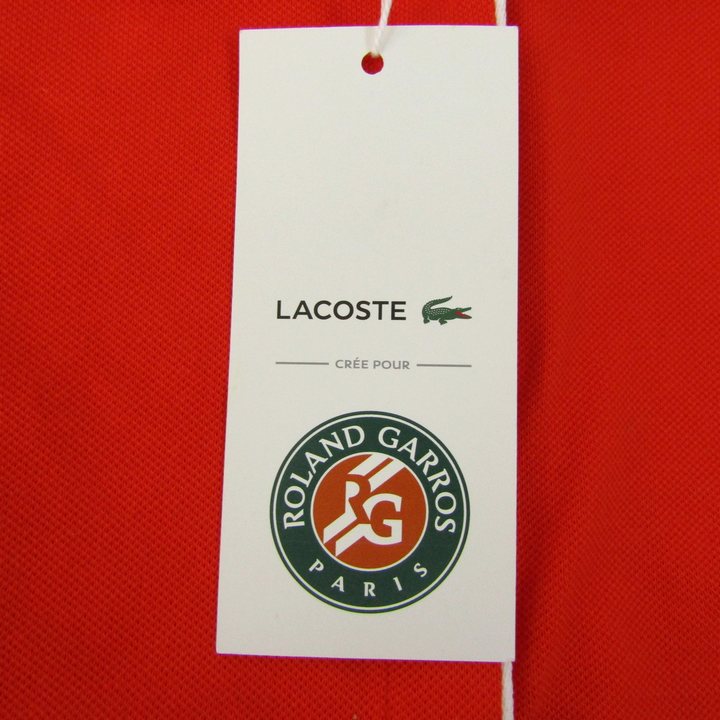 ラコステ ローランギャロス ポロシャツ 半袖 トップス レディース 38サイズ オレンジ LACOSTE ラコステ ローランギャロス ポロシャツ 半袖 トップス