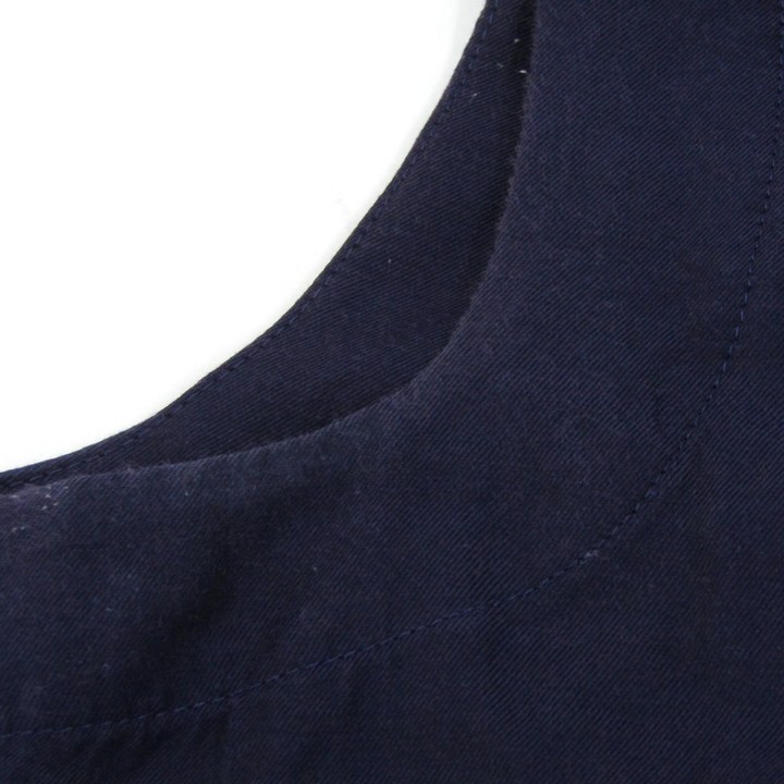 ポールスミス ノースリーブカットソー Vネック トップス レディース 38サイズ パープル系×ネイビー Paul Smith ポールスミス ノースリーブカットソー Vネック トップス