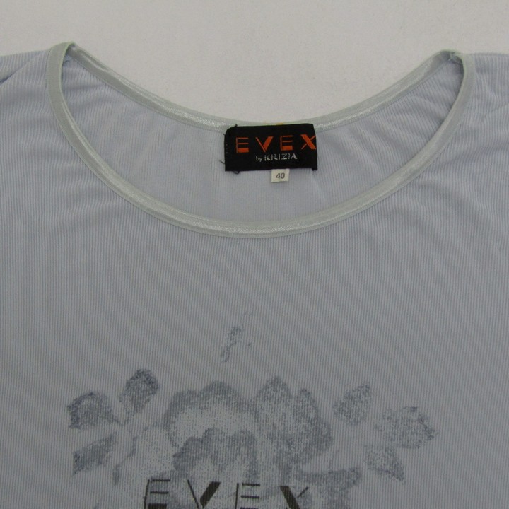 エヴェックス バイ クリツィア 長袖Tシャツ トップス 花柄 ストレッチ 
