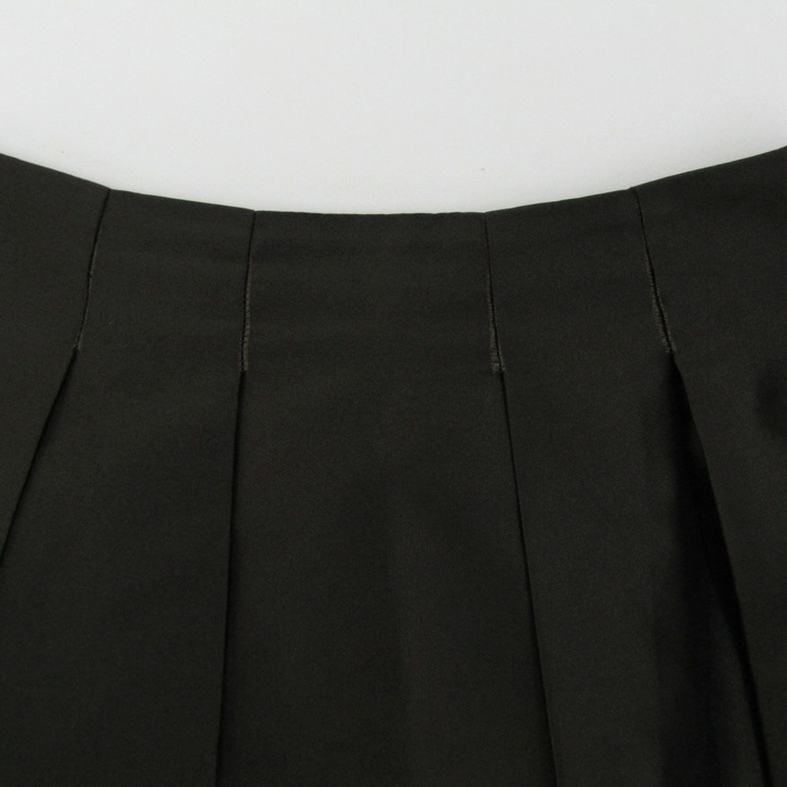 【新品】アナイ　36 夏素材　ネイビー プリーツスカート 新品】アナイ 36 夏素材 ネイビー プリーツスカート 新品