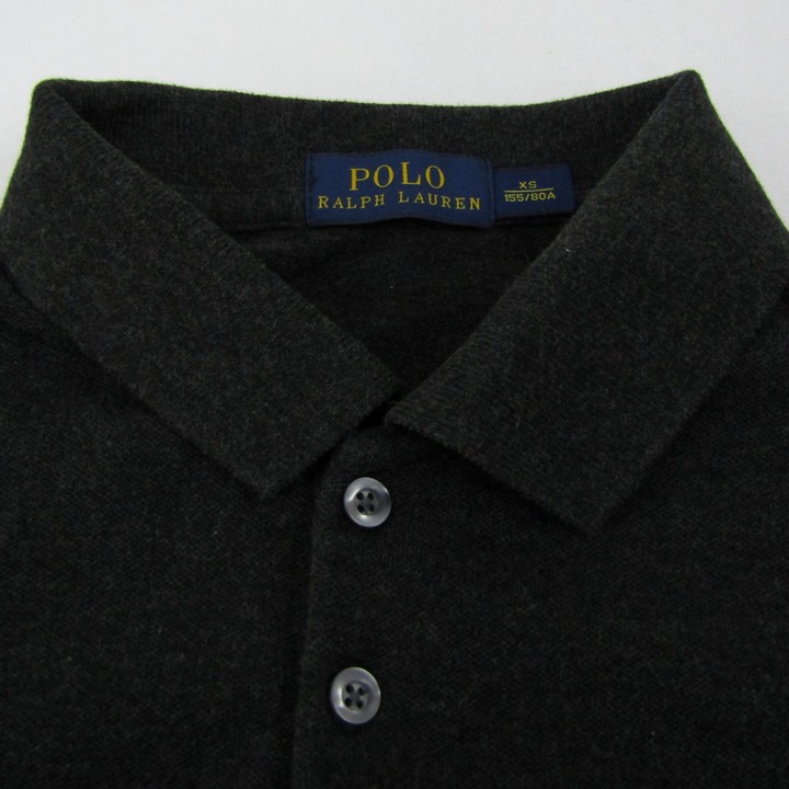 ポロ・ラルフローレン ポロシャツ 半袖 ポニーロゴ トップス レディース XSサイズ グレー系 POLO RALPH LAUREN ポロ・ラルフローレン ポロシャツ 半袖 ポニーロゴ トップス