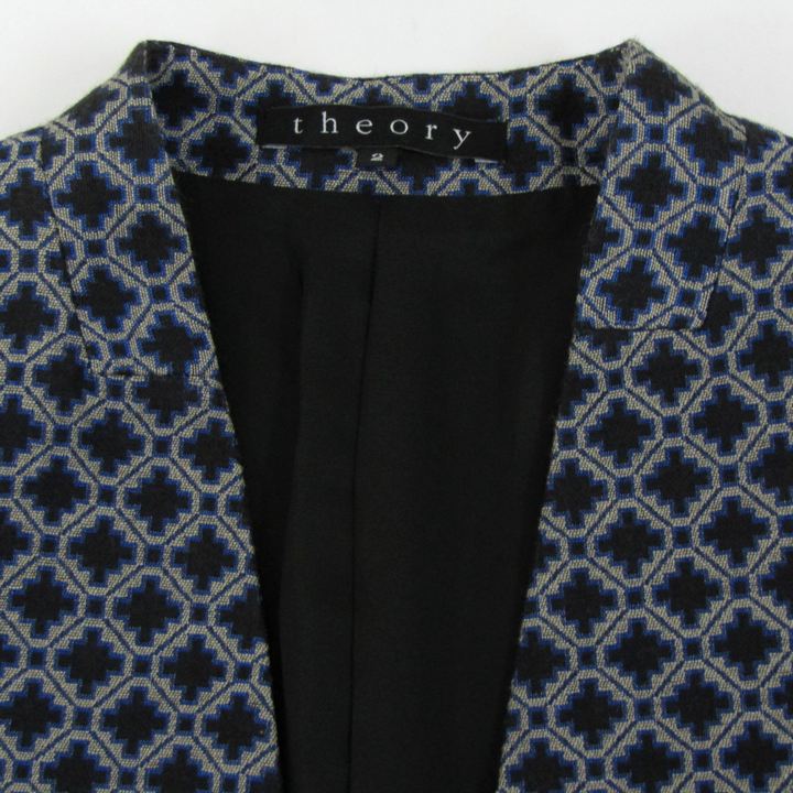 セオリー テーラードジャケット 総柄 アウター レディース 2