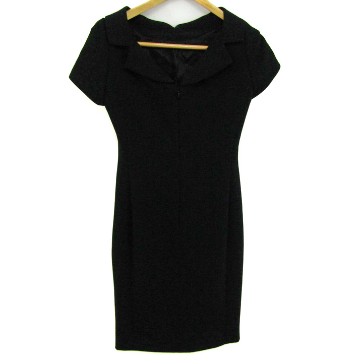 【関税込み】Moschino ブラック セミシア マキシワンピース Mid-length dress Moschino Cheap And Chic Black size 44 IT in