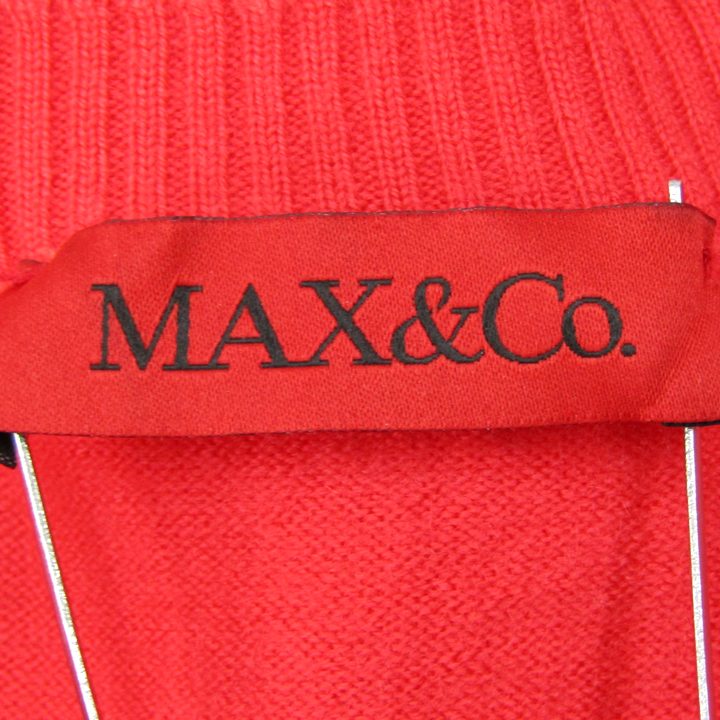 マックスアンドコー セーター 長袖 クルーネック トップス レディース Lサイズ レッド系 Max&Co. マックスアンドコー セーター 長袖 クルーネック トップス