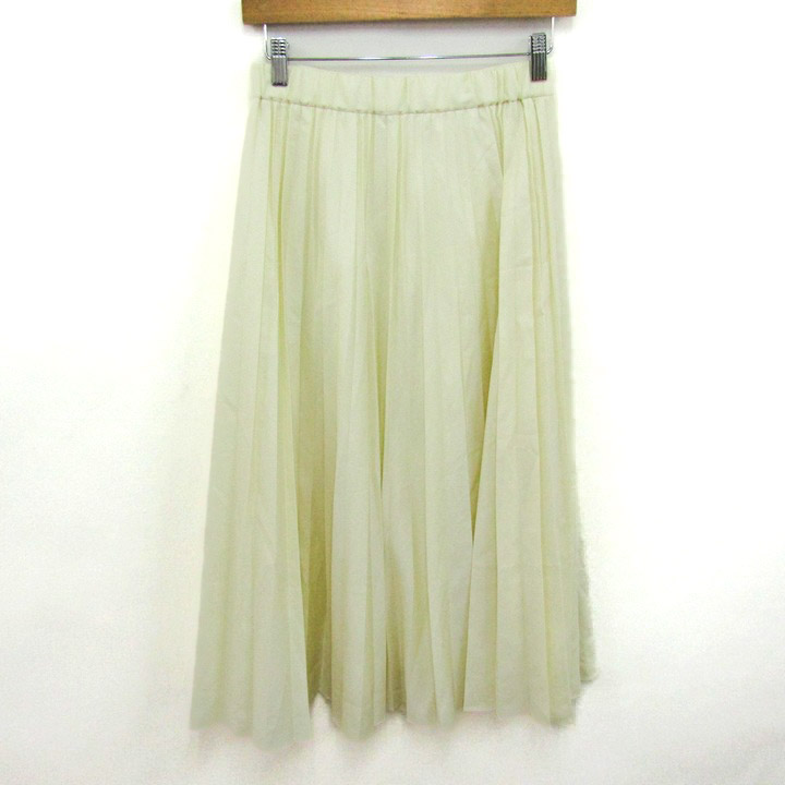 アナイ プリーツスカート ボトムス レディース 38サイズ クリーム  