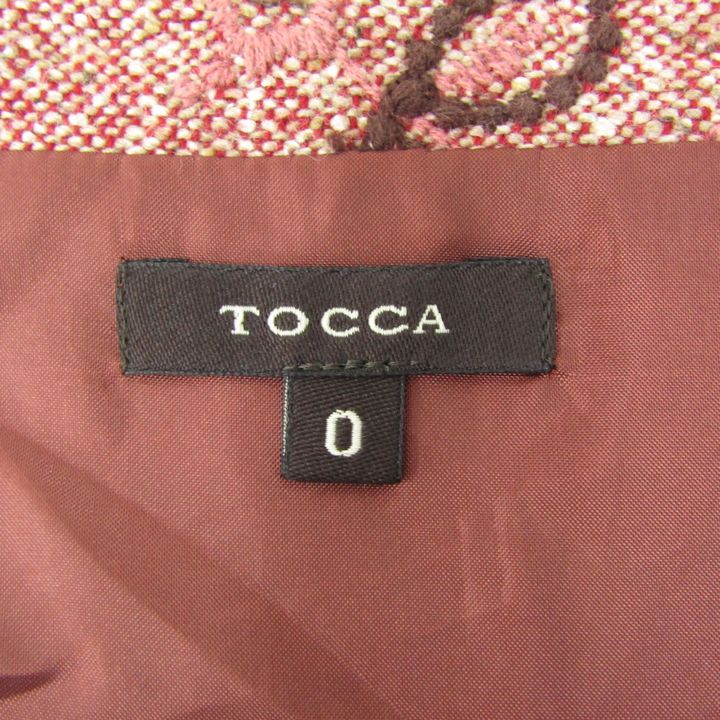 トッカ ワンピース トップス 半袖 スクエアネック 花柄 ボックス  