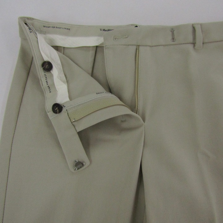 エスマックスマーラ パンツ ボトムス ストレッチ センタープレス  