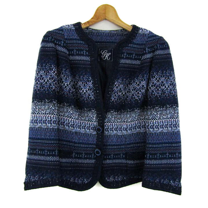 イタリヤ 伊太利屋 カーディガン 伊太利屋GK リネン混カーディガン