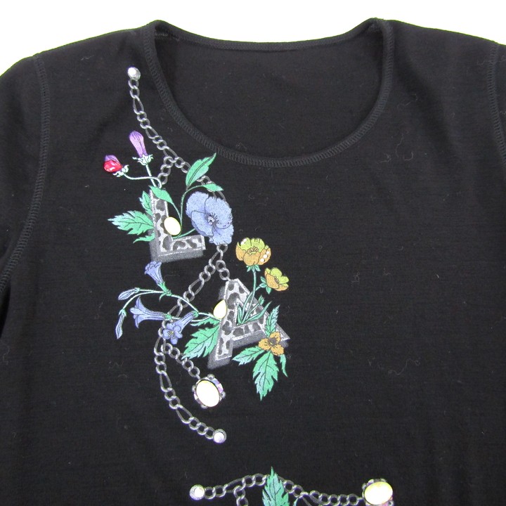 レオナール 花柄 セーター 伊太利屋 【公式通販】