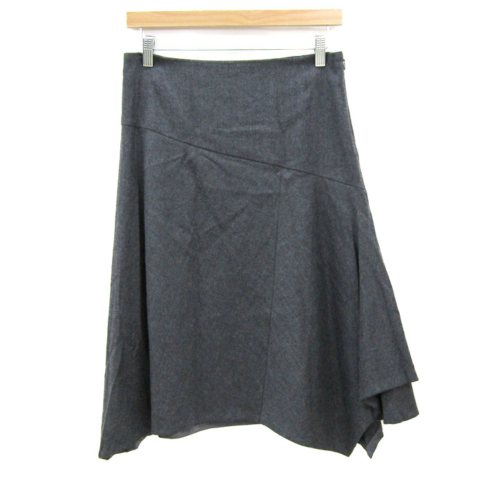 アンタイトル スカート ボトムス アシンメトリー ウール