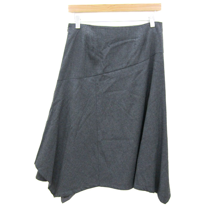 バレンシアガ　ツイード アシンメトリースカート グレー系 バレンシアガ ツイード アシンメトリースカート グレー系