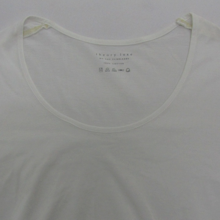 theory luxe ホワイト 半袖 Tシャツ