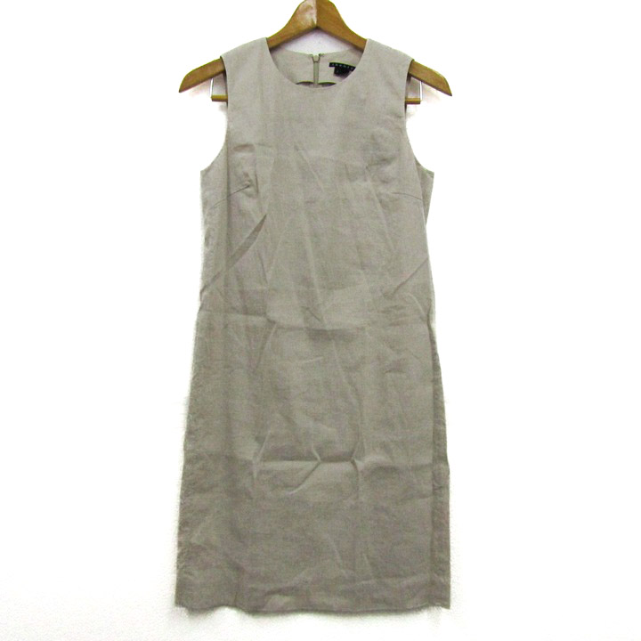 セオリー ワンピース ノースリーブ リネン混 ストレッチ ブランド  