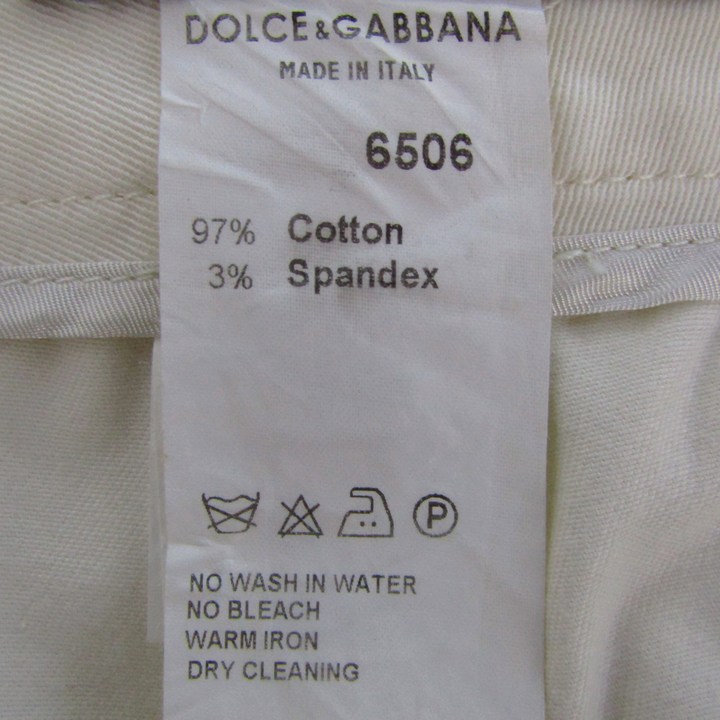 未使用　ドルガバ　ドルチェ&ガッバーナ　サイズ40 パンツ dolce&gabbanaパンツ