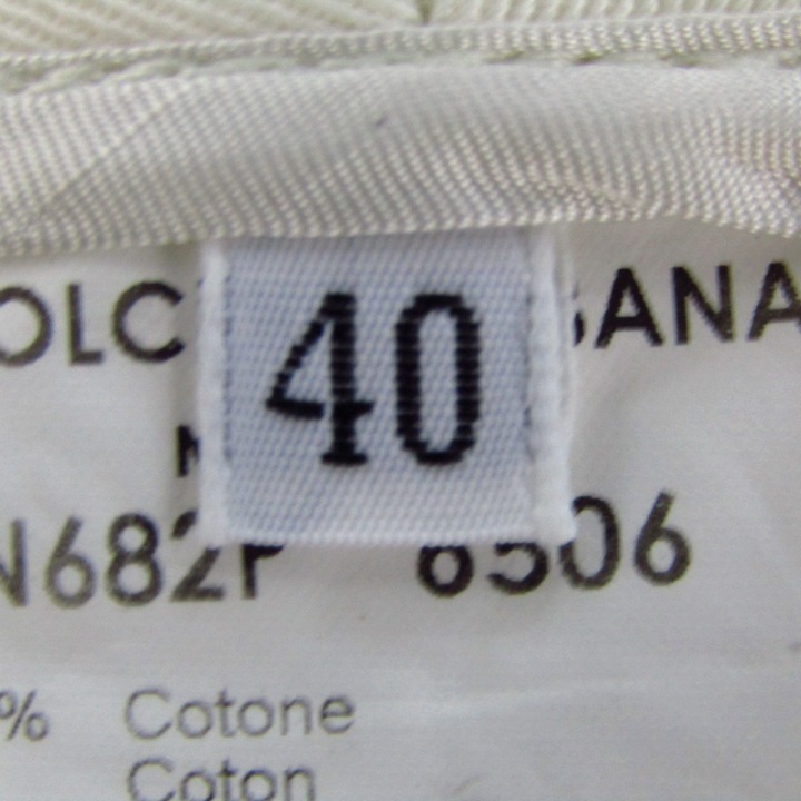 未使用　ドルガバ　ドルチェ&ガッバーナ　サイズ40 パンツ 楽天市場】ドルチェ＆ガッバーナ DOLCE&GABBANA ドルガバ レディース