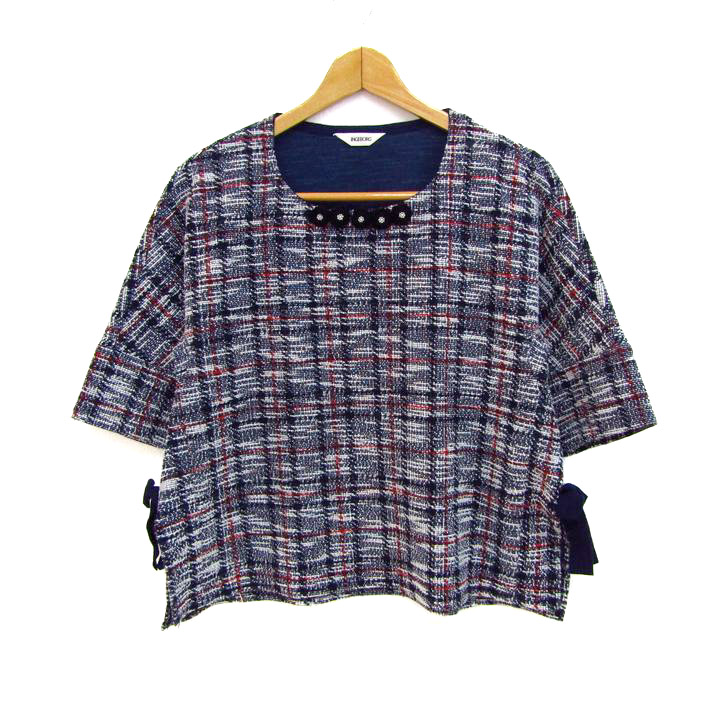 アニエスベー ブラウス シャツ トップス ノースリーブ ボウタイリボン レディース 42サイズ 茶×ベージュ agnes b. 楽天市場】【全品39％OFFクーポン】agnes b. アニエスベー ブラウス