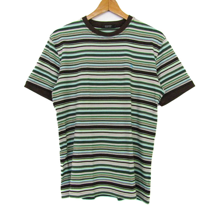 未使用　バーバリーブラックレーベル 希少 カシミヤ100% ストライプ　男女兼用 BURBERRY BLACK LABEL】【アウター】バーバリーブラックレーベル