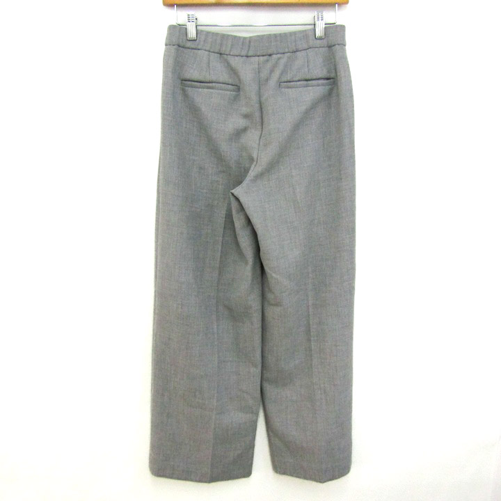 セオリー theory テーパードパンツ スラックス ウール 2 ピンク /MN