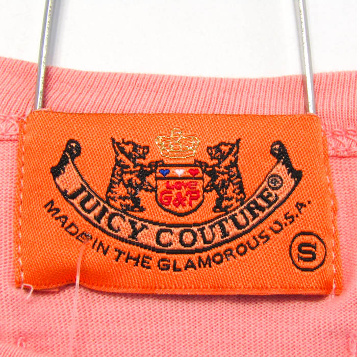 新品未使用ジューシークチュール　長袖Ｔシャツ　ピンク　Ｓ Juicy Couture - ジューシークチュール 長袖Tシャツ トップス