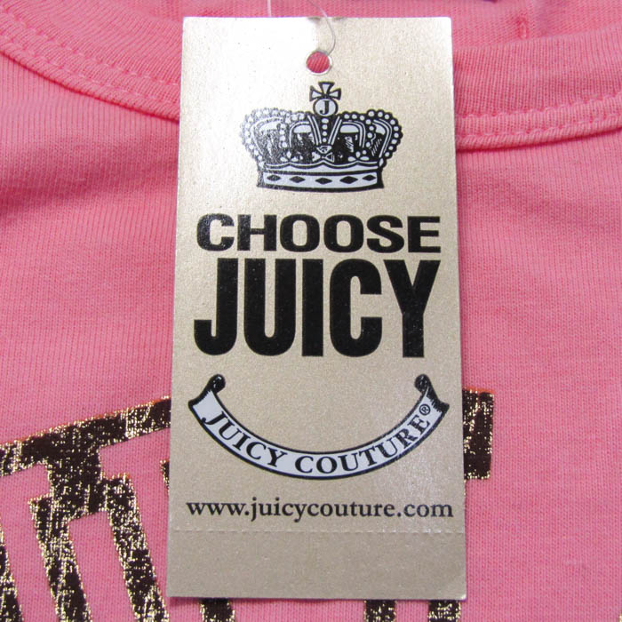 ジューシークチュール 長袖Ｔシャツ トップス グラフィックT USA製 未使用品 レディース Sサイズ ピンク JUICY COUTURE ジューシークチュール 長袖Tシャツ トップス グラフィックT USA