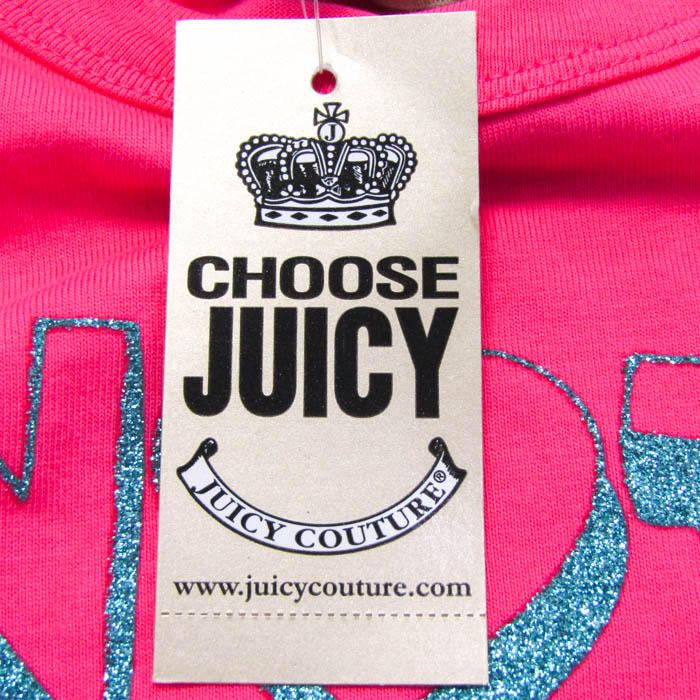 ジューシークチュール 長袖Ｔシャツ トップス グラフィックT USA製 未使用品 レディース Mサイズ ピンク JUICY COUTURE ジューシークチュール 長袖Tシャツ トップス グラフィックT USA