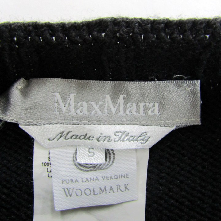 マックスマーラ ニット セーター 長袖 ウール100% ブランド トップス イタリア製 黒 レディース Sサイズ ブラック MAX MARA 楽天市場】マックスマーラ ニット セーター カッセル ブラック